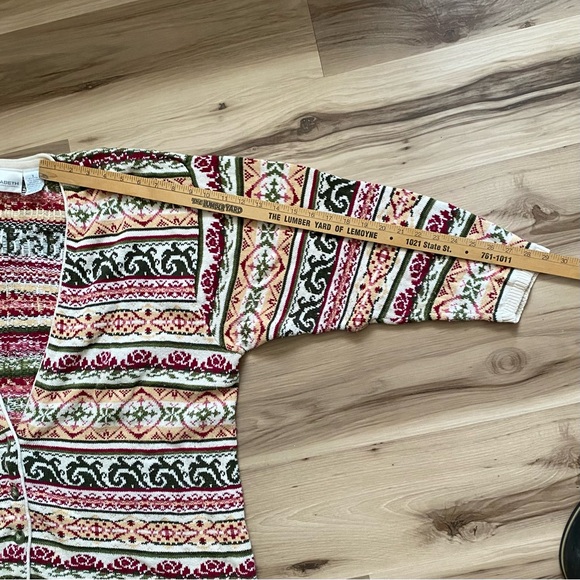 Elisabeth Liz Claiborne Women's Sweater Vintage Fair Isle Grandma Size 3x - Picture 6 of 6